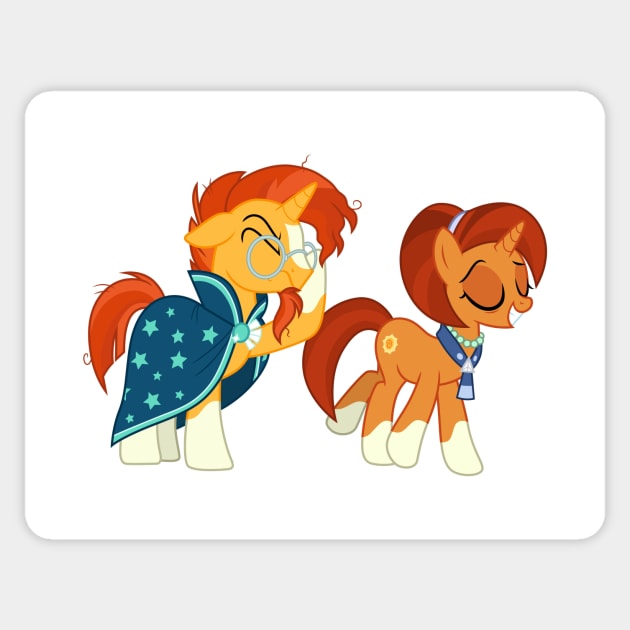 Stellar Flare and Sunburst 2 Sticker by CloudyGlow